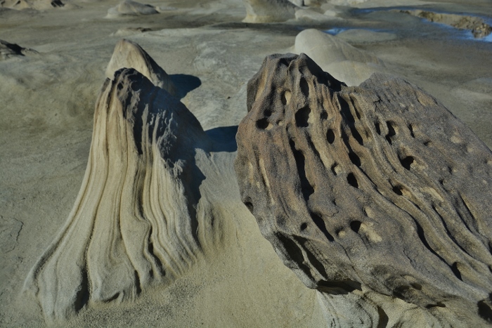 rock formations off shore